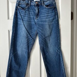 Lovervet Midrise raw Hem Denim Jeans